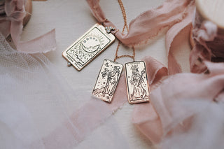 The Hermit Tarot Card Necklace