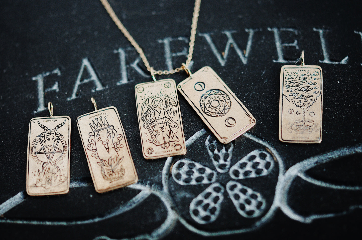 The Witch Tarot Card Necklace
