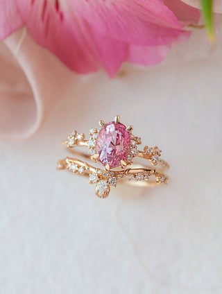 OOAK Eos Ring - 2.07ct Padparadscha Sapphire