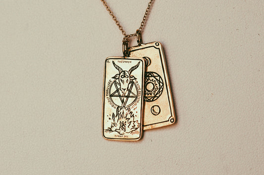 The Witch Tarot Card Necklace