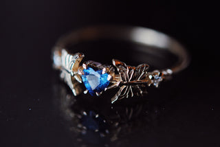OOAK SAMPLE Moonlight Butterfly Ring