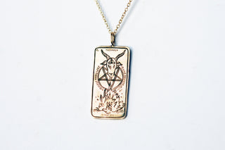 The Witch Tarot Card Necklace