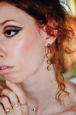 Boucle d'oreille Mini Phase de Lune