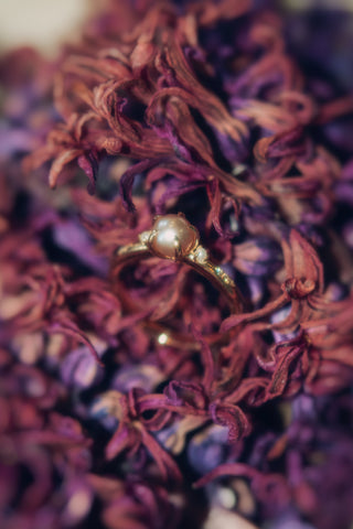Bague Rose Champagne