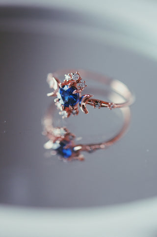 Sapphire Wandering Star Ring