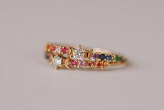 Bague Stardust Arc en ciel