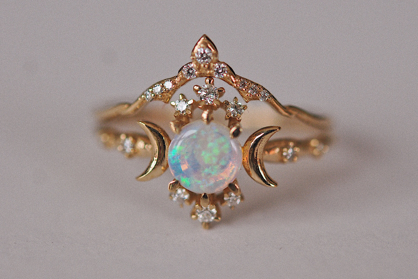 Opal Wandering Star Ring