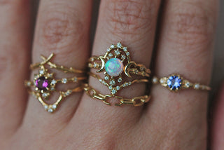 Bague Wandering Star Opale