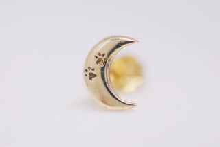 Boucle d'oreille lune d'Isa