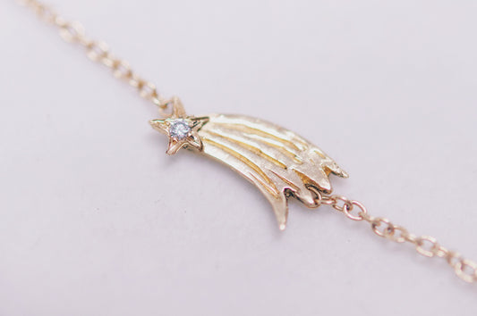 Collier Simple Shooting Star