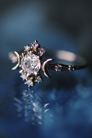 Bague Wandering Star Diamant Rosecut