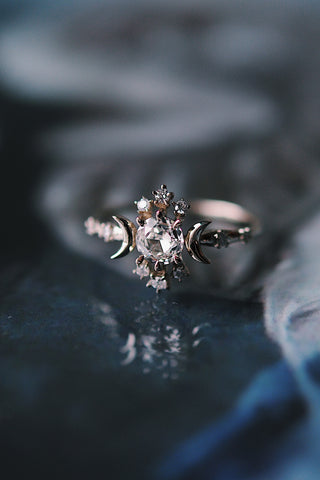 Bague Wandering Star Diamant Rosecut