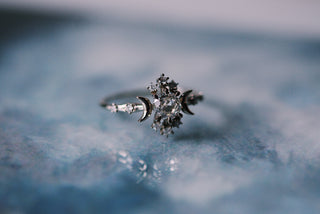 Bague Wandering Star Diamant Rosecut