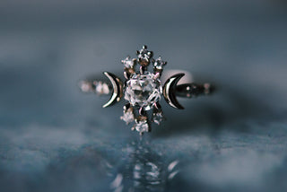 Bague Wandering Star Diamant Rosecut