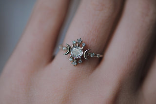 Bague Wandering Star Diamant Rosecut