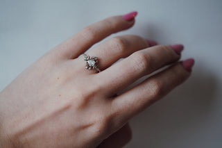 Bague Wandering Star Diamant Rosecut