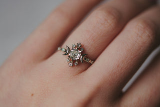 Bague Wandering Star Diamant Rosecut