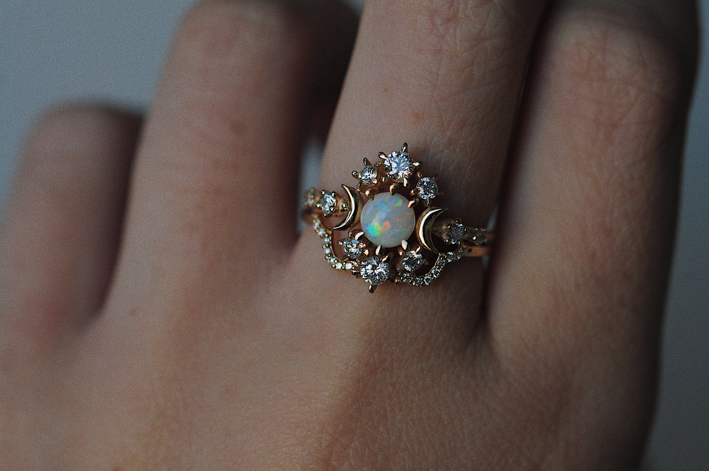 Opal Wandering Cosmos Ring