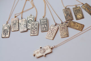 Enlightenment Tarot Card Necklace - READY-TO-SHIP