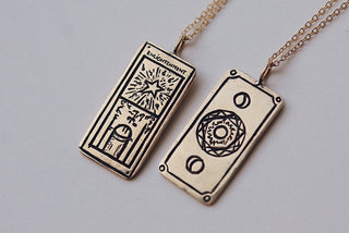 Enlightenment Tarot Card Necklace - READY-TO-SHIP