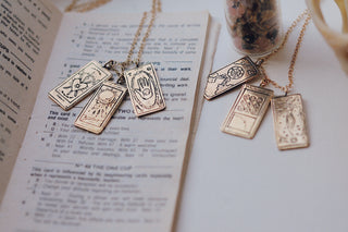 The World Tarot Card Necklace