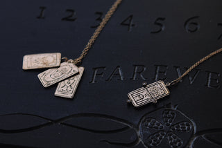Diamond Enlightenment Tarot Card Necklace - READY-TO-SHIP