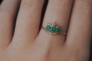 Emerald Theophany Ring