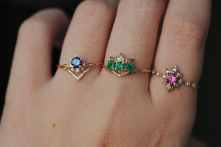 Emerald Theophany Ring