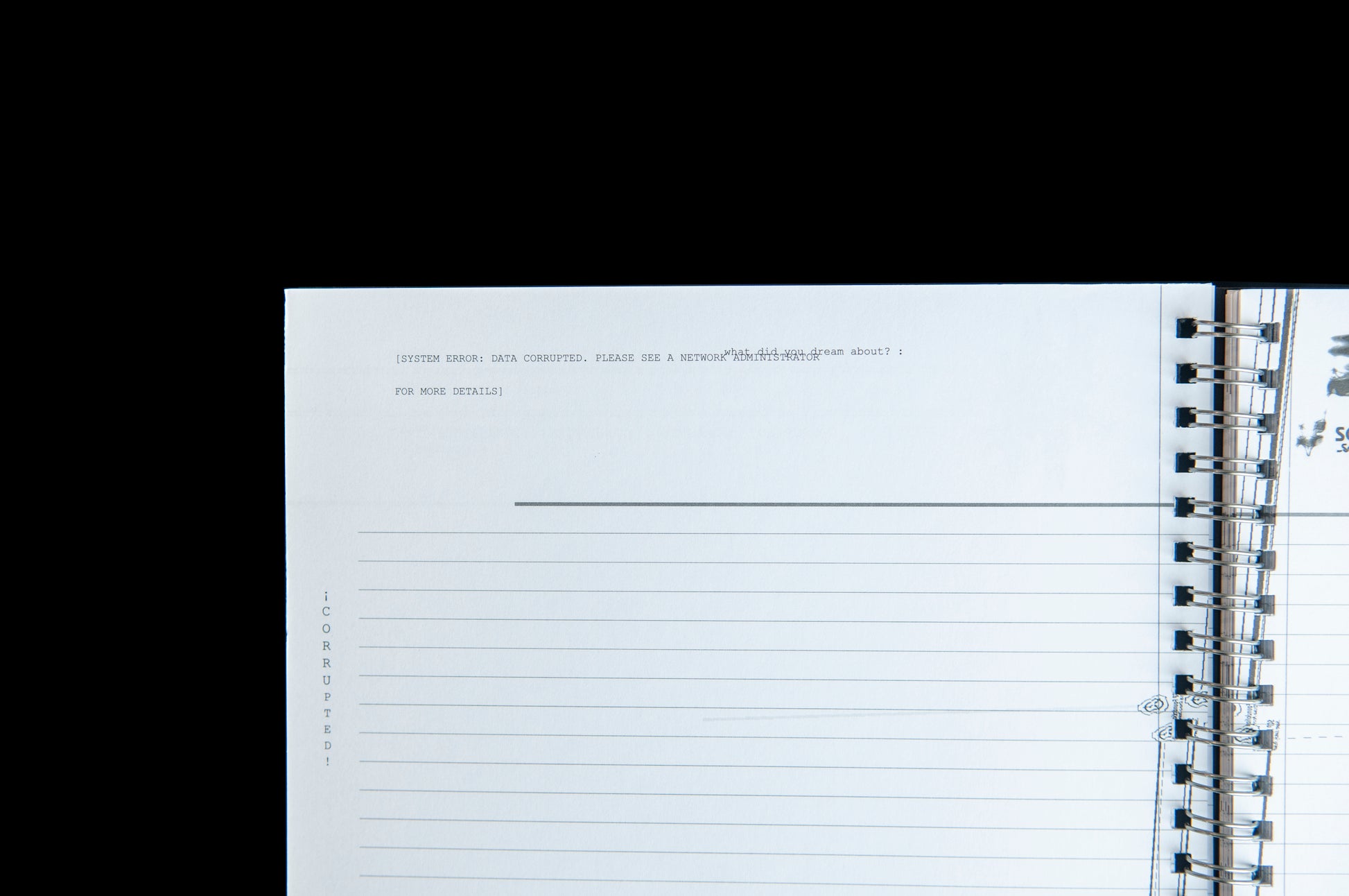 SCP Foundation Notebook Log / Journal by Opal Sky Studio