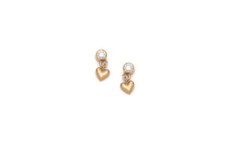 Boucle d'oreille coeur bébé