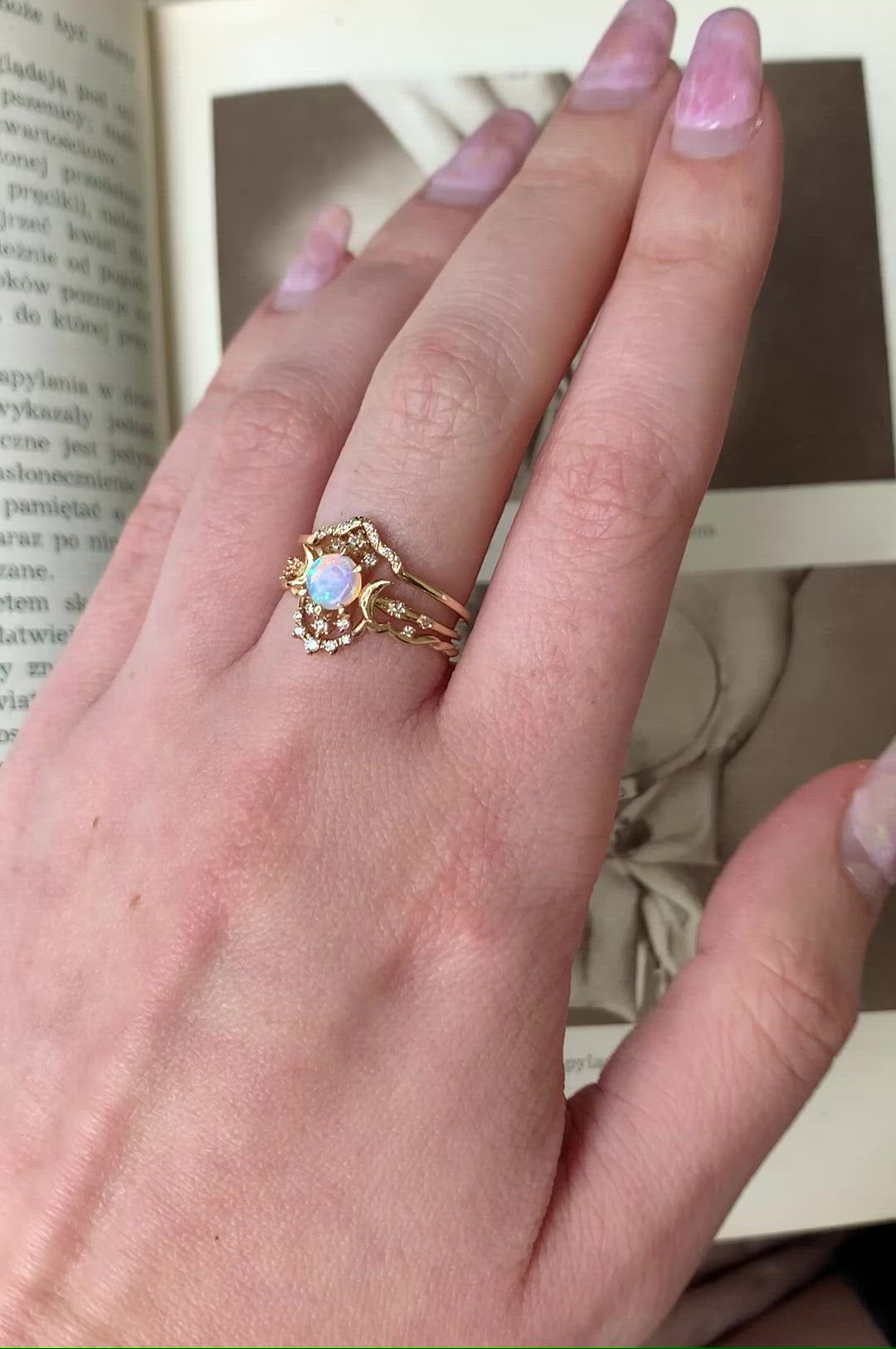 Opal Wandering Star Ring – Sofia Zakia