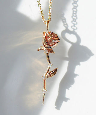 Collier Rose Céleste