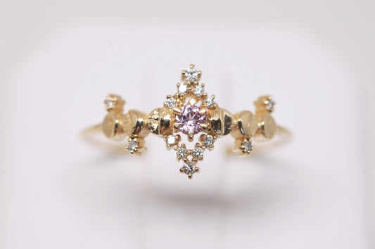 Pink Sapphire Cosmic Witch Ring