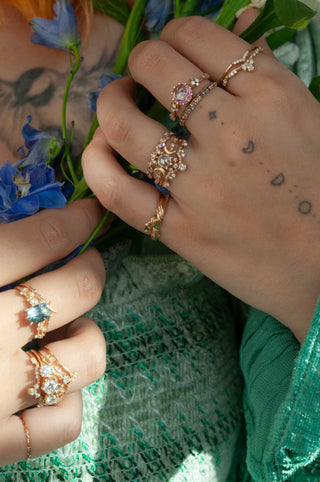 Bague Oracle Saphir Rosecut