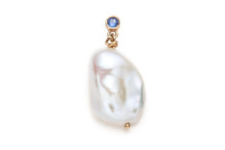 Sapphir Girl with a Pearl Earring boucle d'oreille