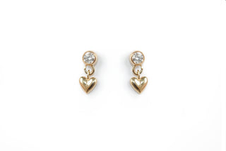 Boucle d'oreille coeur bébé