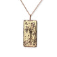 The Hermit Tarot Card Necklace