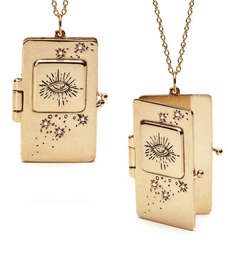 Médaillon de livre lumineux