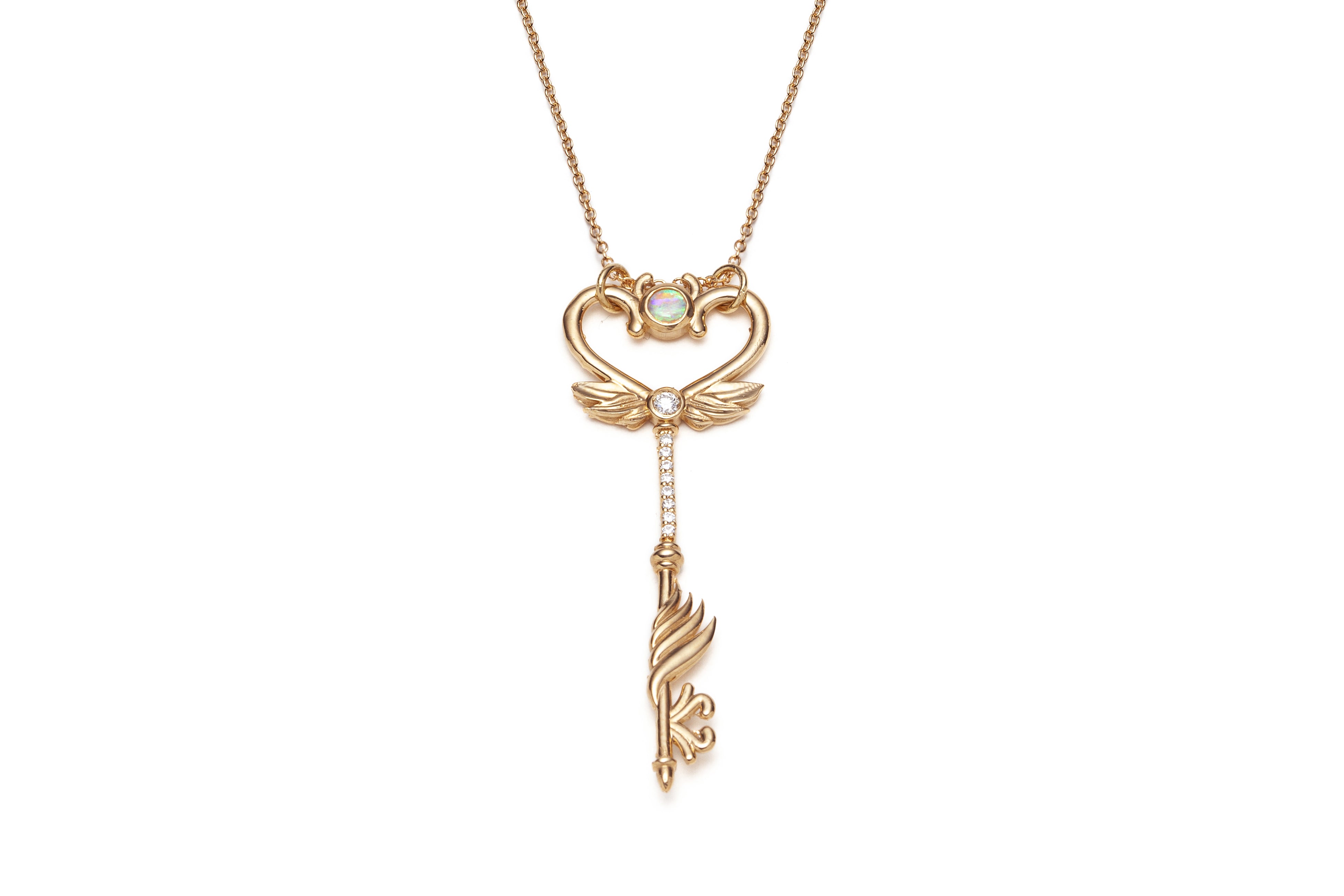 Key to My Heart Necklace Gold