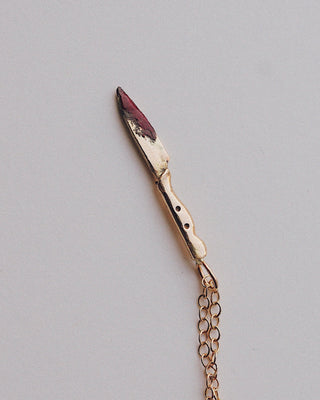 Bloody Knife Charm