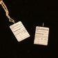 Customizable Library Card Necklace