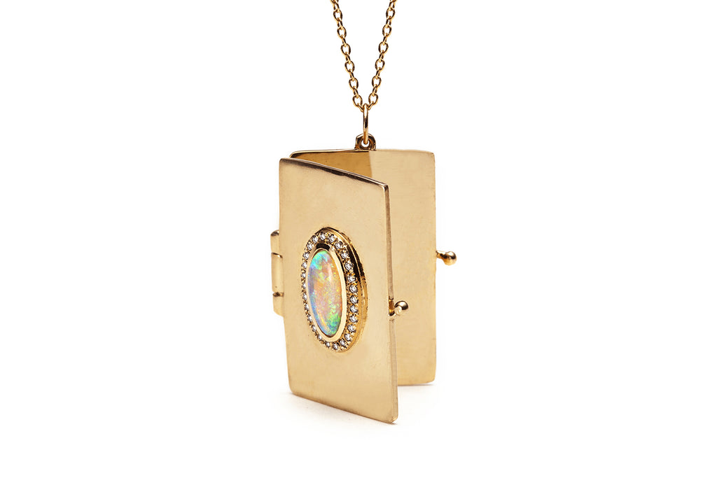 Cathedral Book Locket – Sofia Zakia