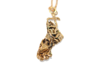 Collier Relique Méduse Orientale
