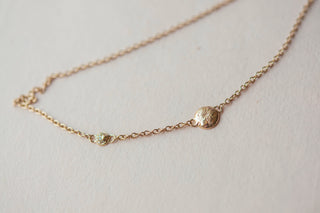 Earth and Crescent Moon Choker