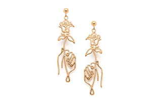 Boucles d'oreilles roses de Picasso