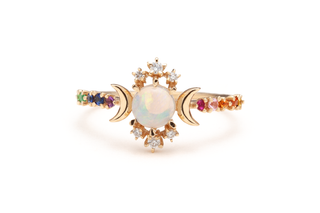 Bague Arc en ciel Wandering Star