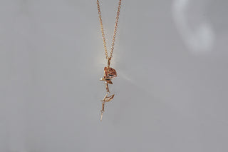 Collier Rose Céleste