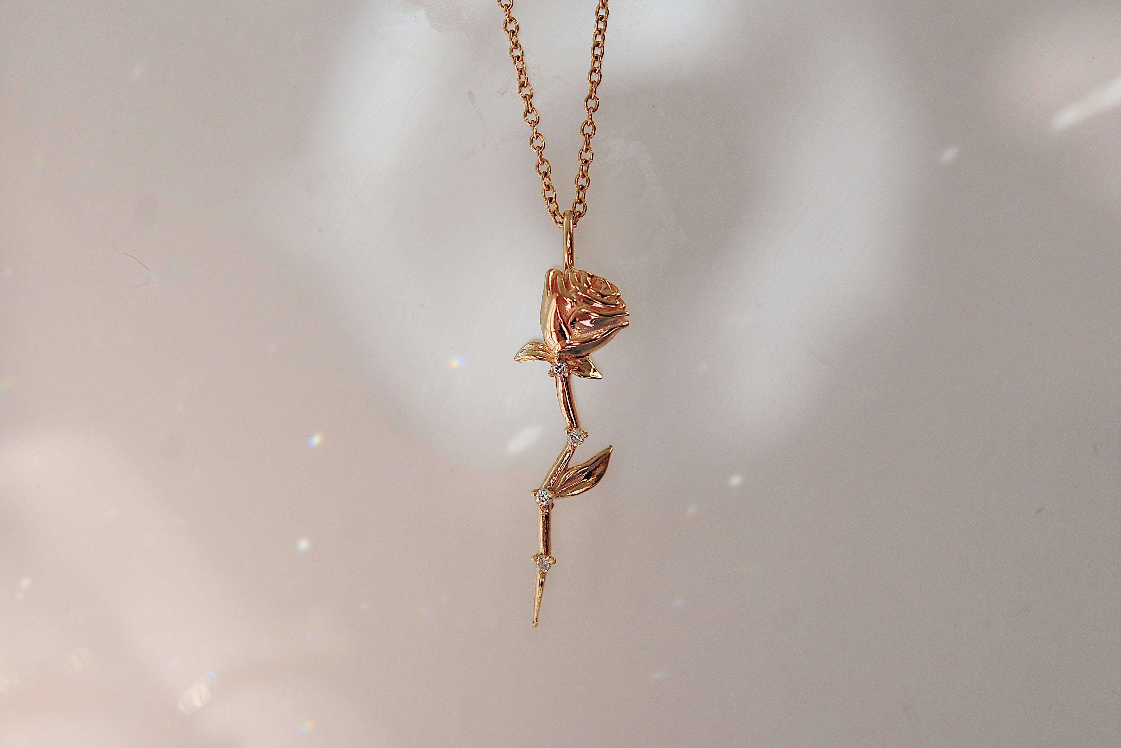 Celestial Rose Necklace – Sofia Zakia - Main Image