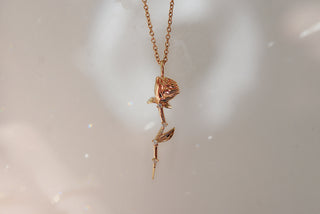 Collier Rose Céleste