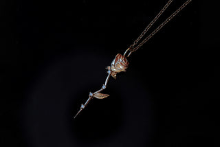Collier Rose Céleste